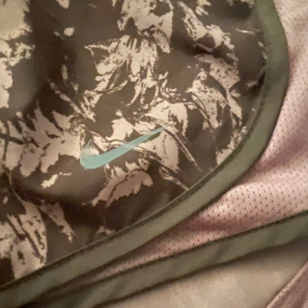 2 Pairs of Nike Dri-FIT Running Shorts XS Floral Print Mauve Activewear Womens - Picture 2 of 7